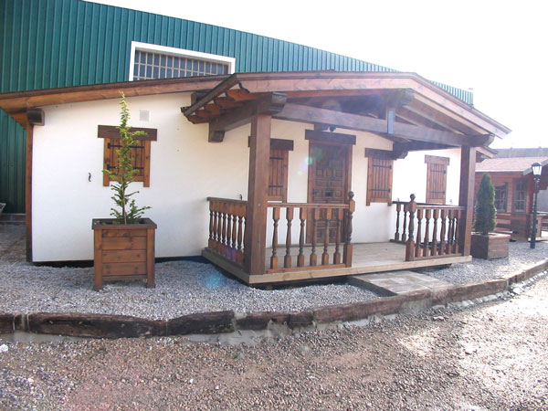 Cabaña tipo modular.