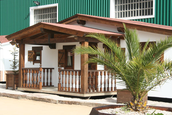 Cabaña tipo modular.