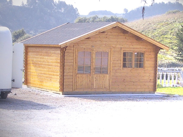 Cabaña diáfana.