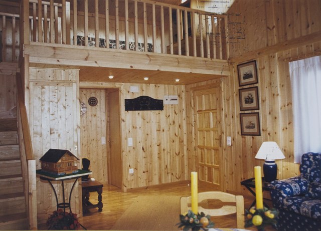 Cabaña con altillo.