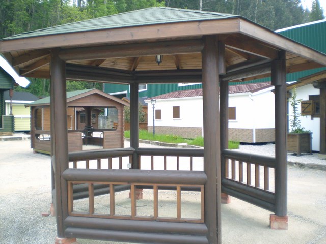Cenador para el jardín.