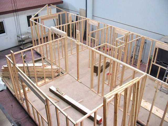 Vivienda modular de entramado.