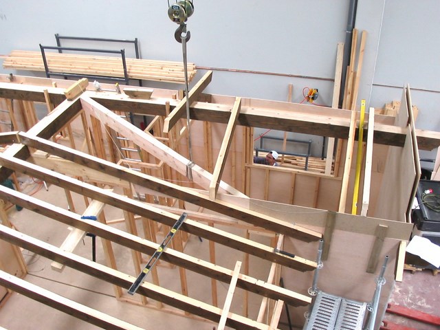 Vivienda modular de entramado.