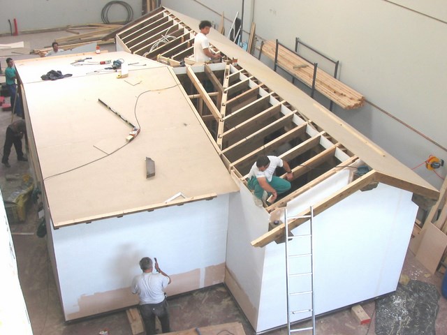 Vivienda modular de entramado.