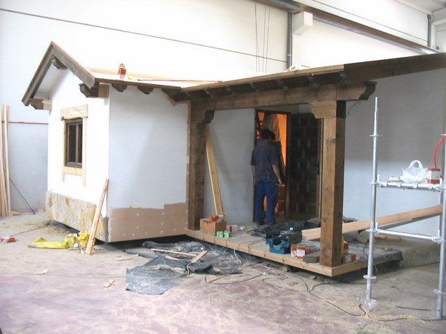Vivienda modular de entramado.