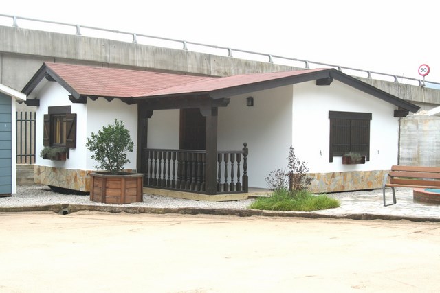 Vivienda modular de entramado.