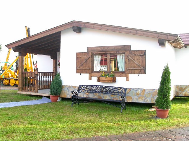 Vivienda modular de entramado.