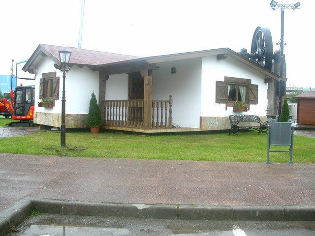 Vivienda modular de entramado.