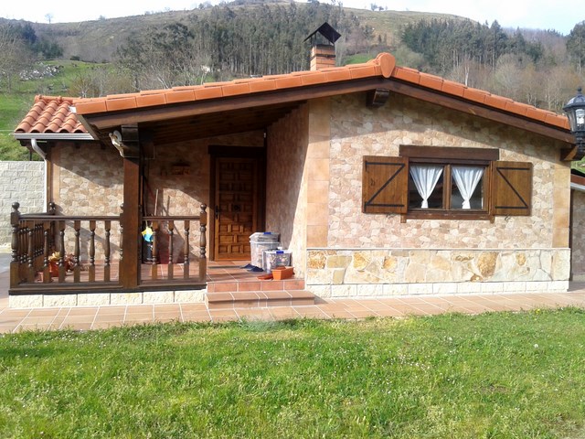 Vivienda modular de entramado.