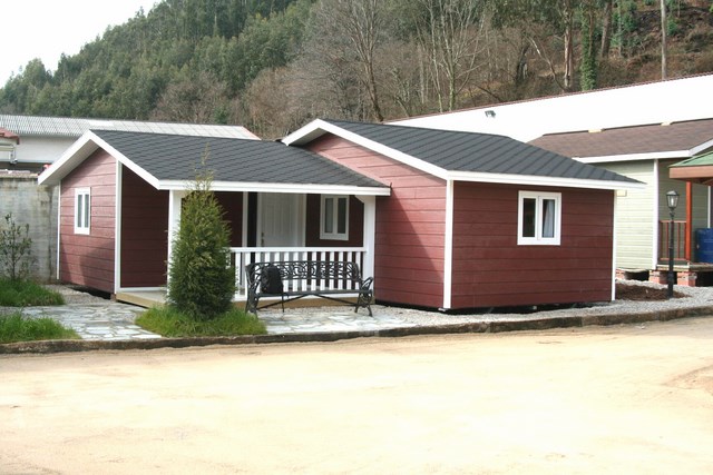 Vivienda modular de entramado.