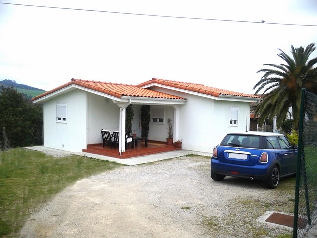 Vivienda modular de entramado.