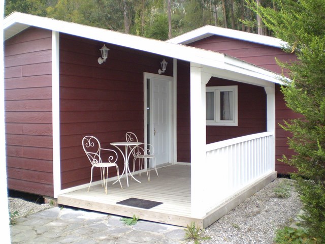 Vivienda modular de entramado.