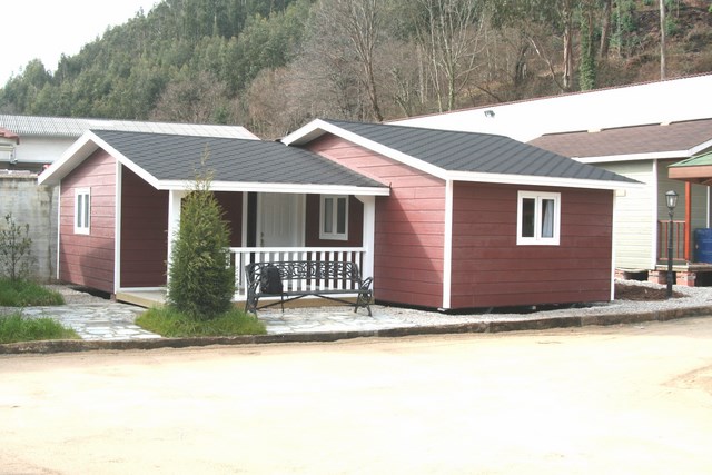 Vivienda modular de entramado.