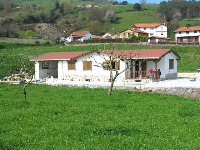 Vivienda modular de entramado.