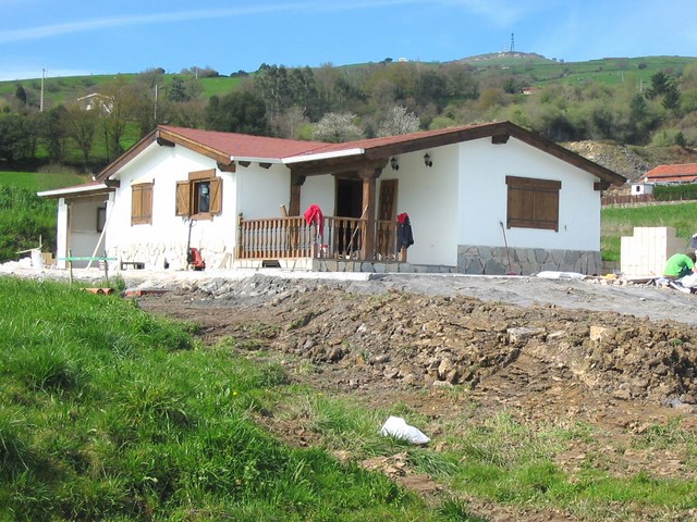 Vivienda modular de entramado.