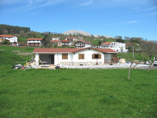 Vivienda modular de entramado.