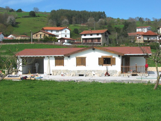 Vivienda modular de entramado.