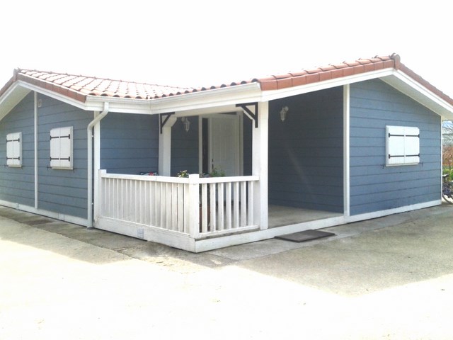 Vivienda modular de entramado.