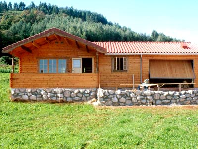 Vivienda  con doble tabique.