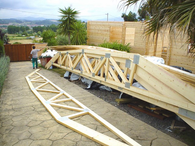 Vivienda con doble tabique.