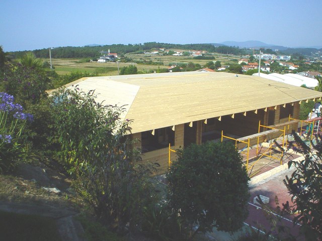 Vivienda con doble tabique.