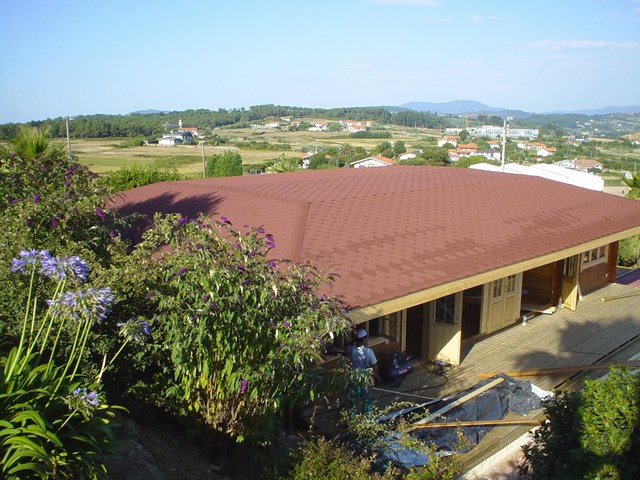 Vivienda con doble tabique.