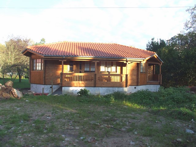 Vivienda con doble tabique.